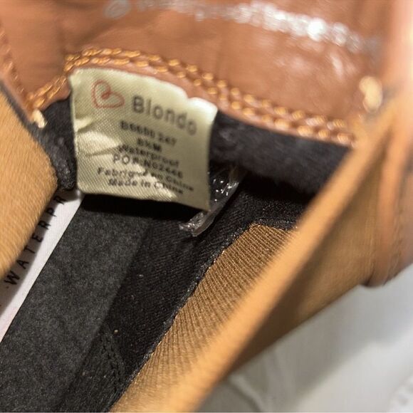 Blondo Waterproof Tan Ankle Pointed Toe Leather
Boots(Size 8.5M) - Picture 4 of 13